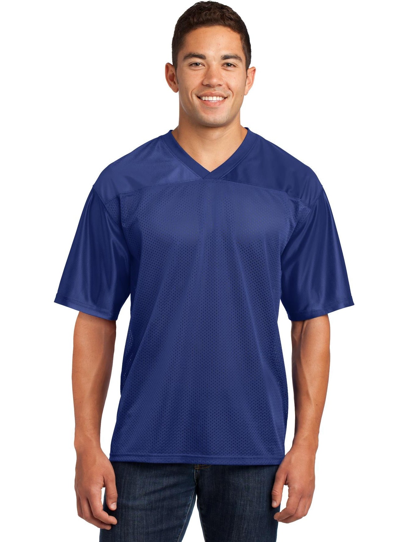 Sport-Tek Posicharge Replica Jersey-Regular-Sport-Tek-True Royal-S-Thread Logic