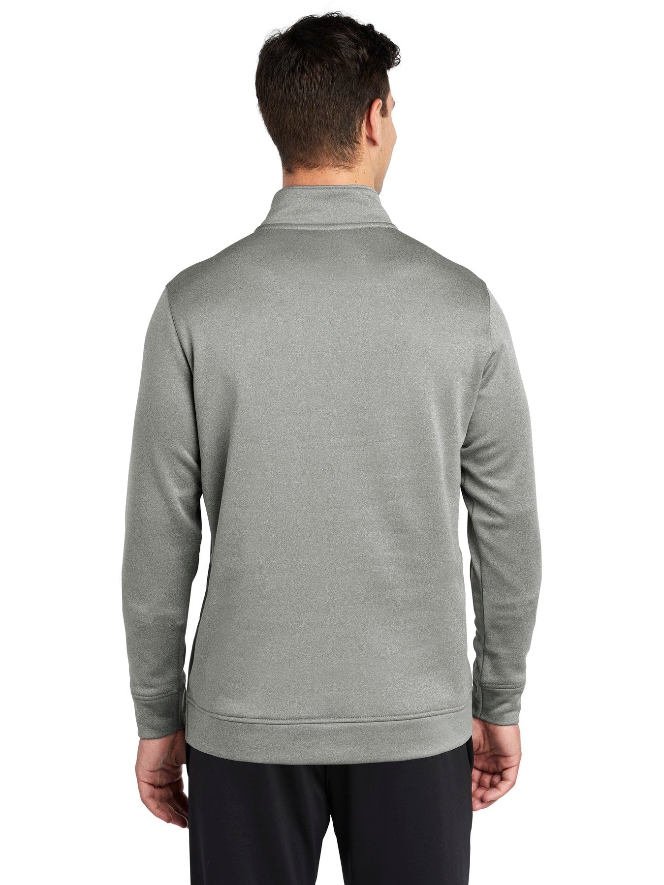 no-logo Sport-Tek Posicharge Sport-Wick Heather Fleece 1/4-Zip Pullover-Regular-Sport-Tek-Thread Logic