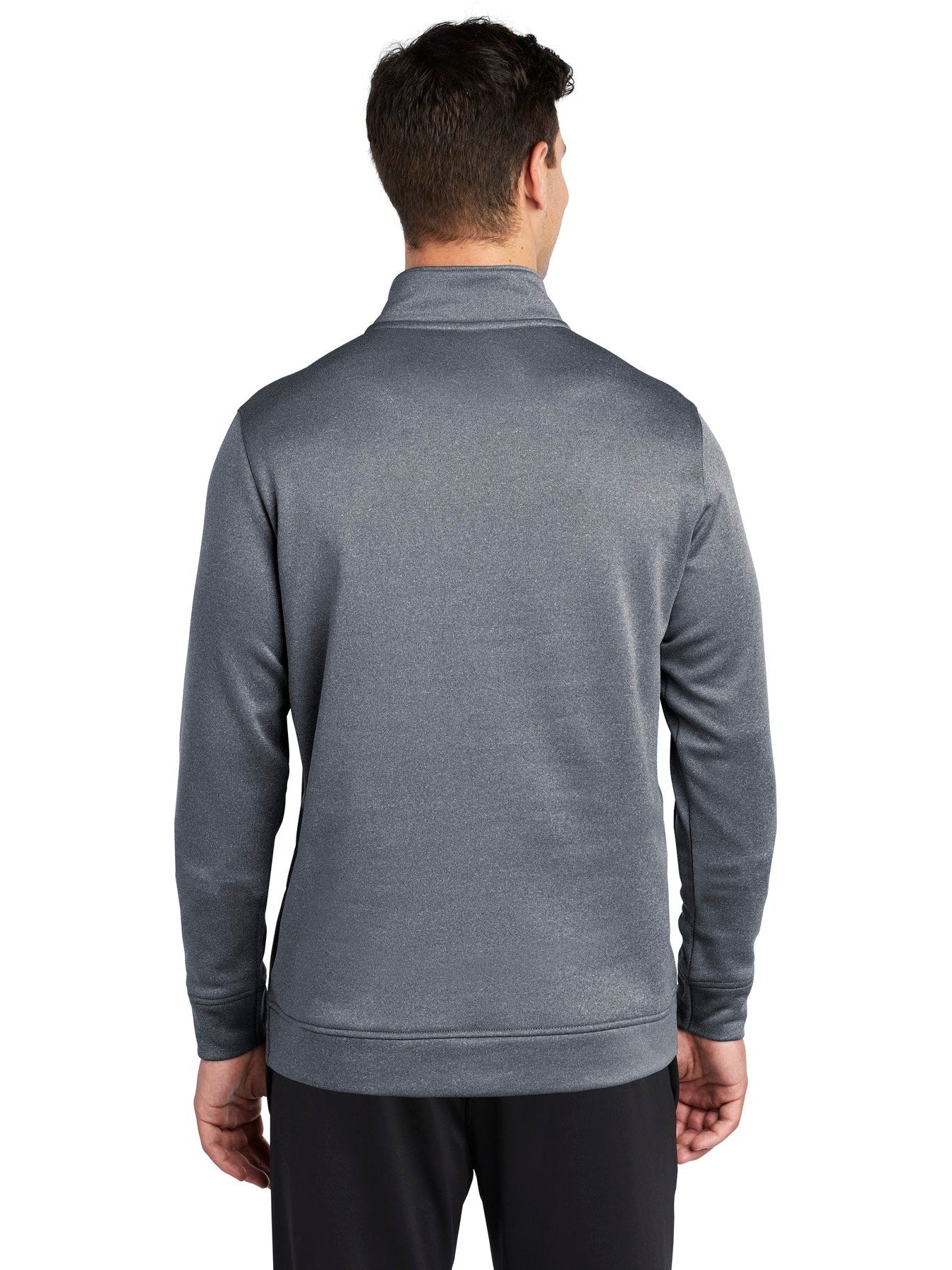 no-logo Sport-Tek Posicharge Sport-Wick Heather Fleece 1/4-Zip Pullover-Regular-Sport-Tek-Thread Logic