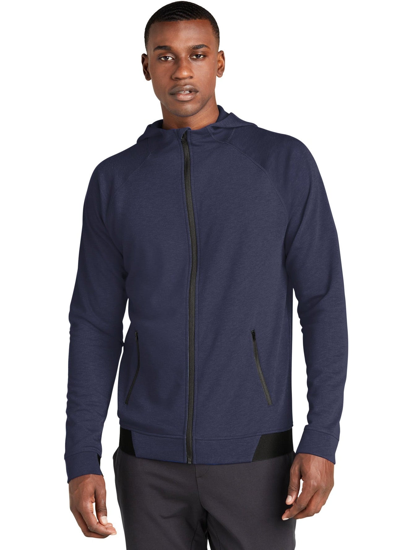 Sport-Tek Posicharge Strive Hooded Full-Zip-Regular-Sport-Tek-True Navy-S-Thread Logic