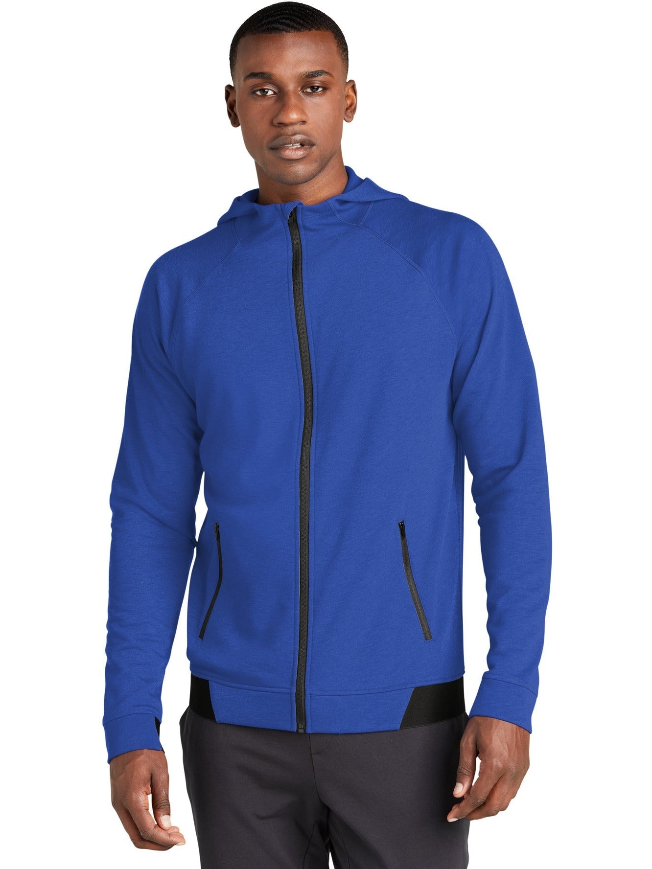 Sport-Tek Posicharge Strive Hooded Full-Zip-Regular-Sport-Tek-True Royal-S-Thread Logic