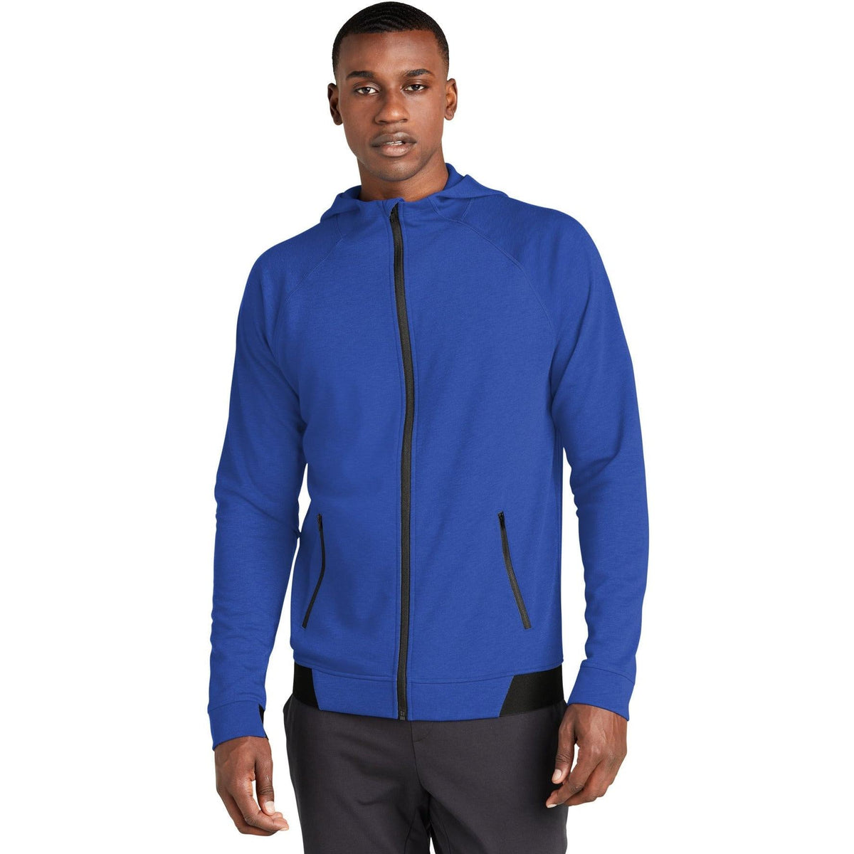 no-logo Sport-Tek Posicharge Strive Hooded Full-Zip-Regular-Sport-Tek-True Royal-S-Thread Logic