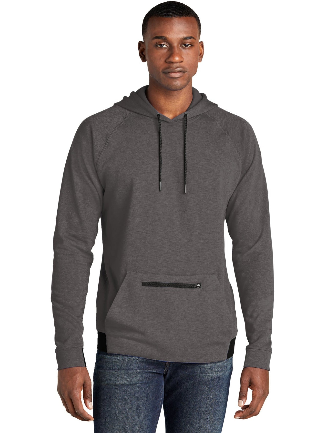 Sport-Tek Posicharge Strive Hooded Pullover-Regular-Sport-Tek-Graphite-S-Thread Logic