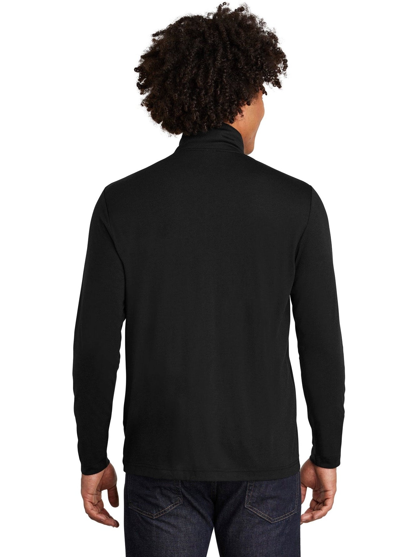 no-logo Sport-Tek Posicharge Tri-Blend Wicking 1/4-Zip Pullover-Regular-Sport-Tek-Thread Logic