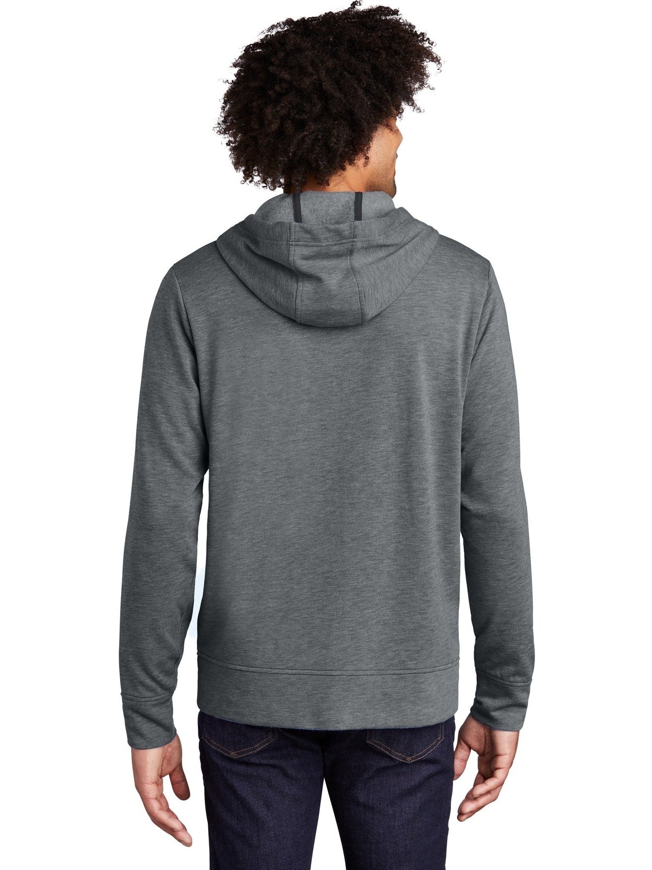 no-logo Sport-Tek Posicharge Tri-Blend Wicking Fleece Full-Zip Hooded Jacket-Regular-Sport-Tek-Thread Logic