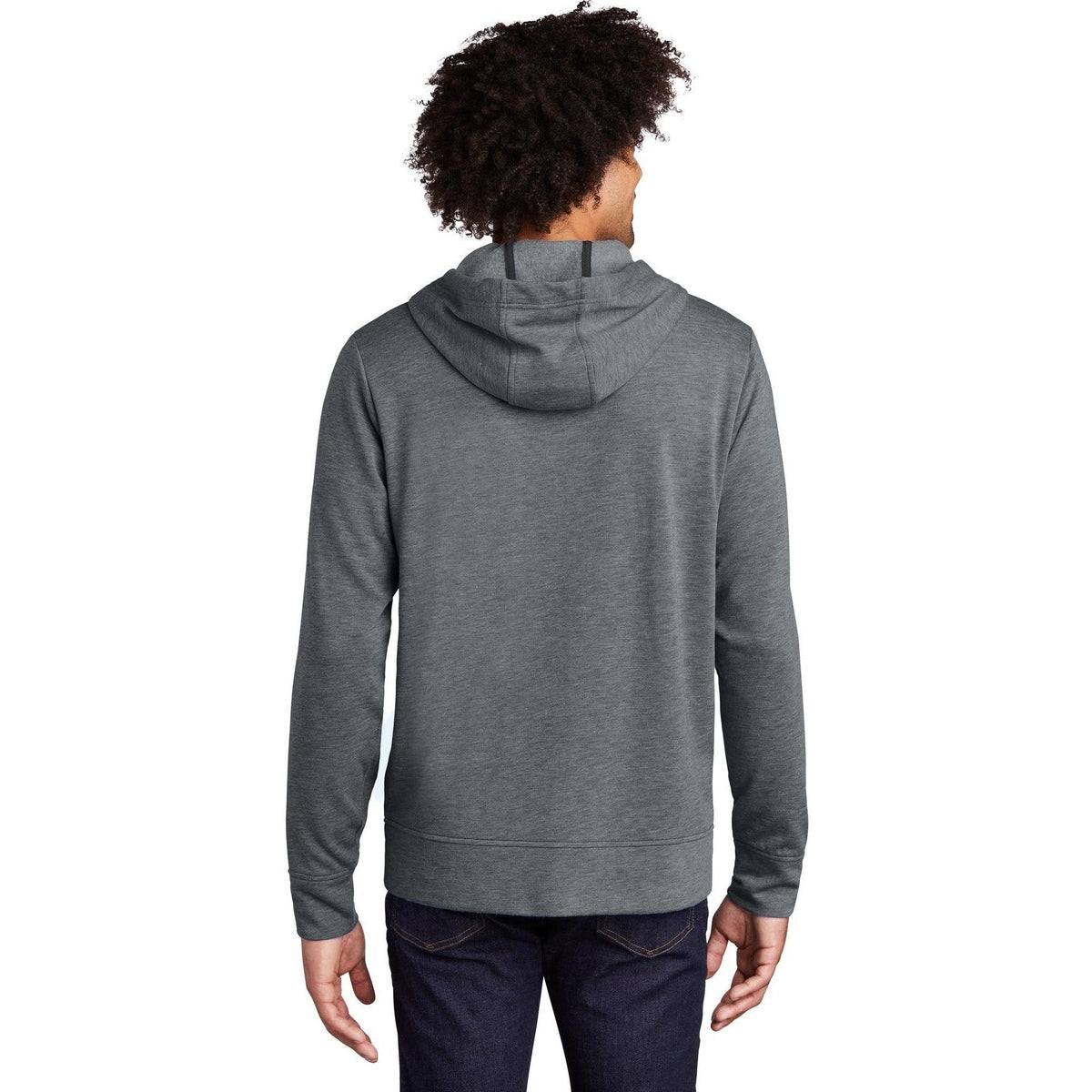 no-logo Sport-Tek Posicharge Tri-Blend Wicking Fleece Full-Zip Hooded Jacket-Regular-Sport-Tek-Thread Logic