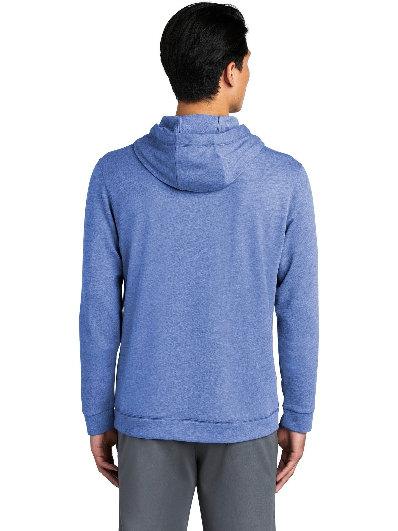 no-logo Sport-Tek Posicharge Tri-Blend Wicking Fleece Hooded Pullover-Regular-Sport-Tek-Thread Logic