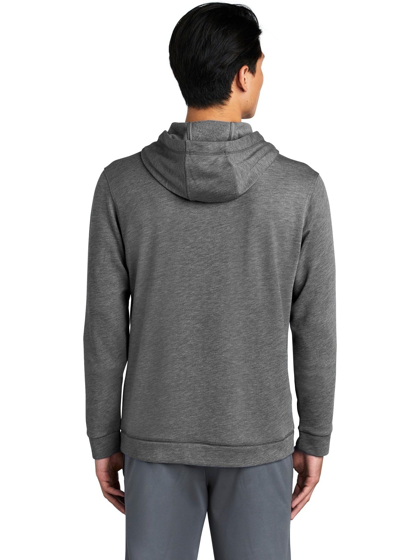 no-logo Sport-Tek Posicharge Tri-Blend Wicking Fleece Hooded Pullover-Regular-Sport-Tek-Thread Logic