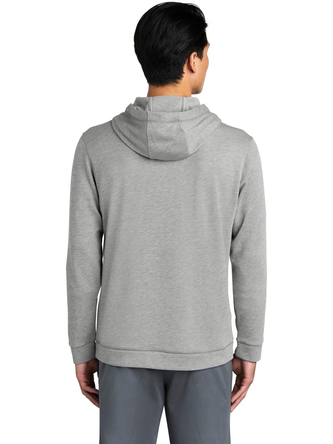 no-logo Sport-Tek Posicharge Tri-Blend Wicking Fleece Hooded Pullover-Regular-Sport-Tek-Thread Logic