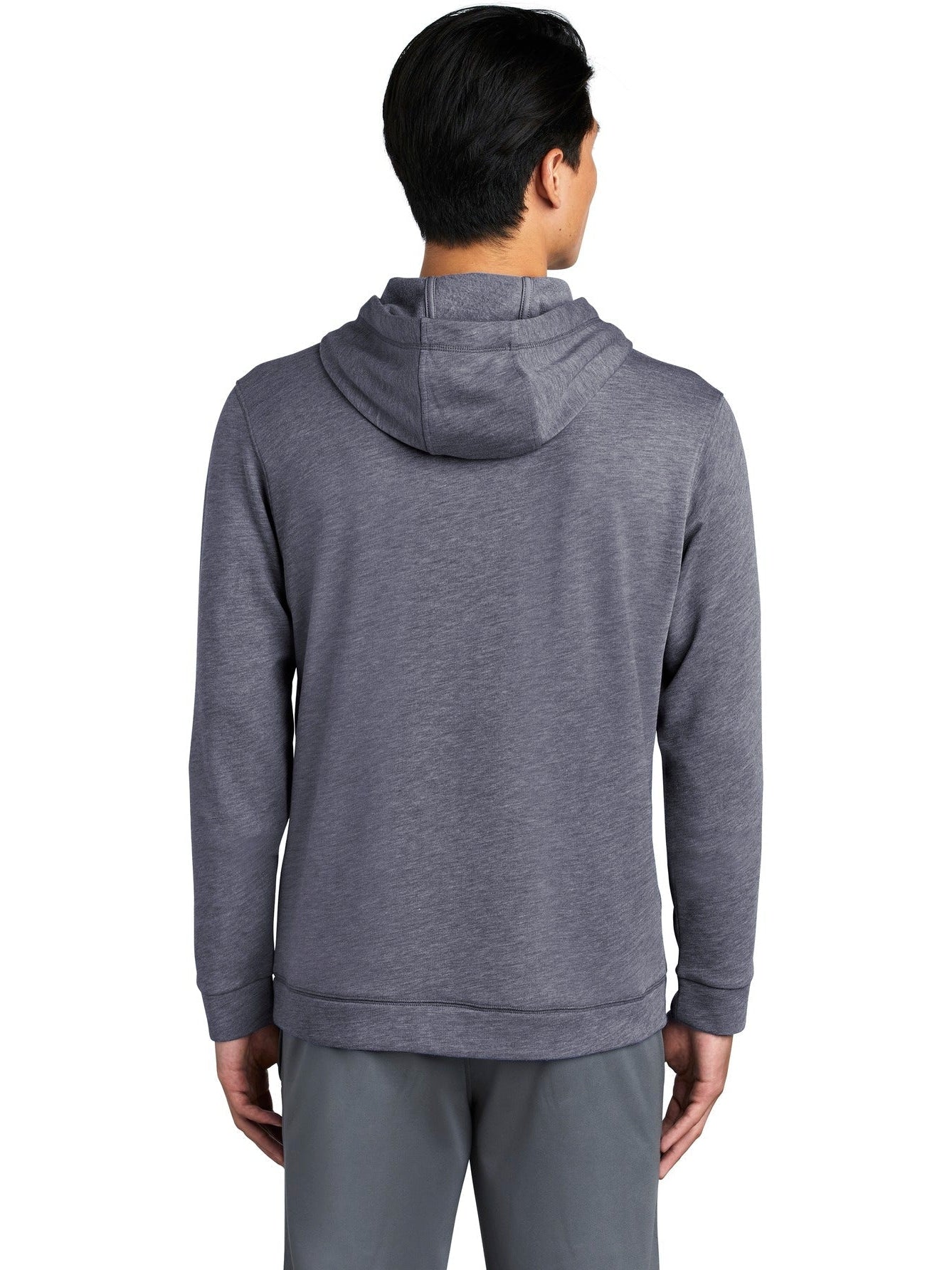 no-logo Sport-Tek Posicharge Tri-Blend Wicking Fleece Hooded Pullover-Regular-Sport-Tek-Thread Logic