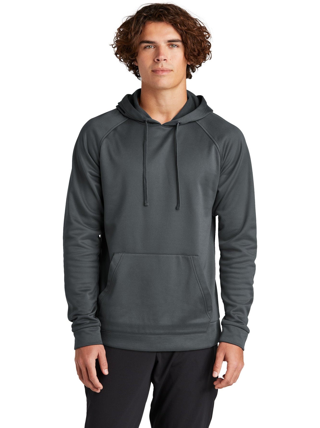 Sport-Tek Re-Compete Fleece Pullover Hoodie-Regular-Sport-Tek-Iron Grey-2XL-Thread Logic