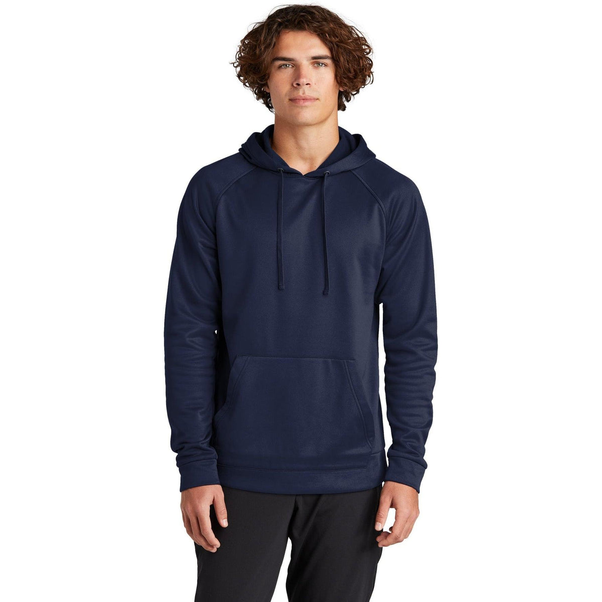 no-logo Sport-Tek Re-Compete Fleece Pullover Hoodie-Regular-Sport-Tek-True Navy-2XL-Thread Logic