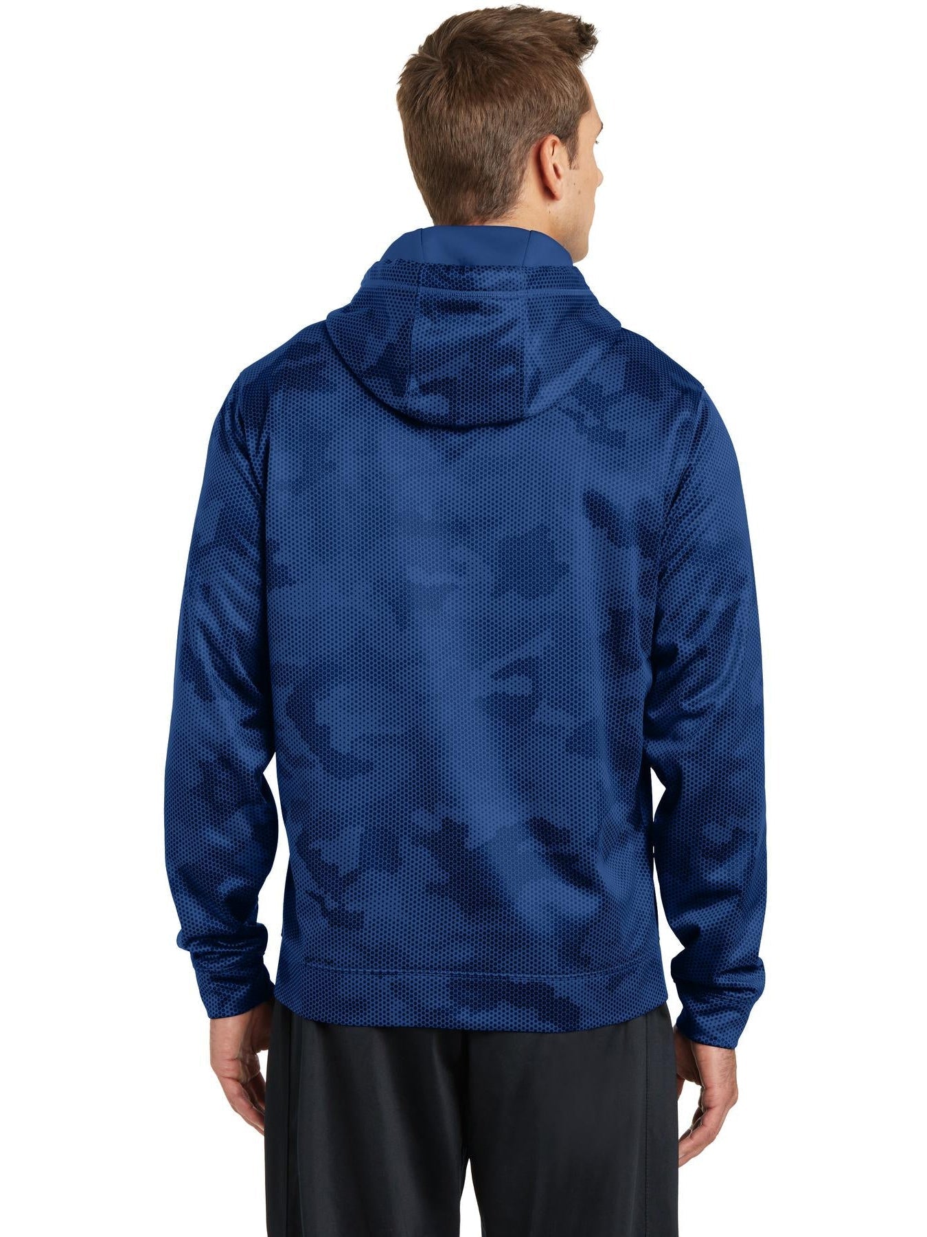 no-logo Sport-Tek Sport-Wick Camohex Fleece Hooded Pullover-Regular-Sport-Tek-Thread Logic