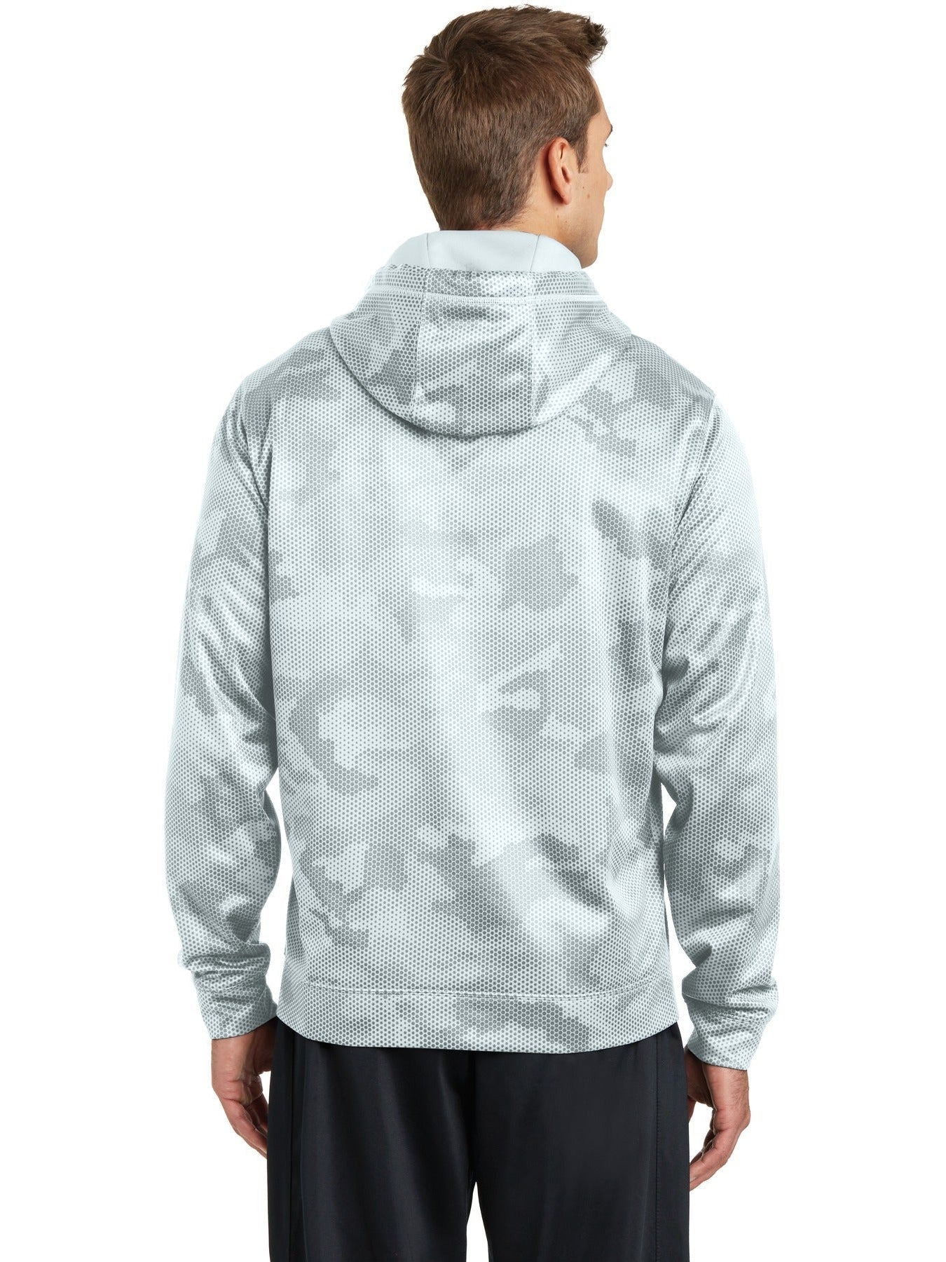 no-logo Sport-Tek Sport-Wick Camohex Fleece Hooded Pullover-Regular-Sport-Tek-Thread Logic