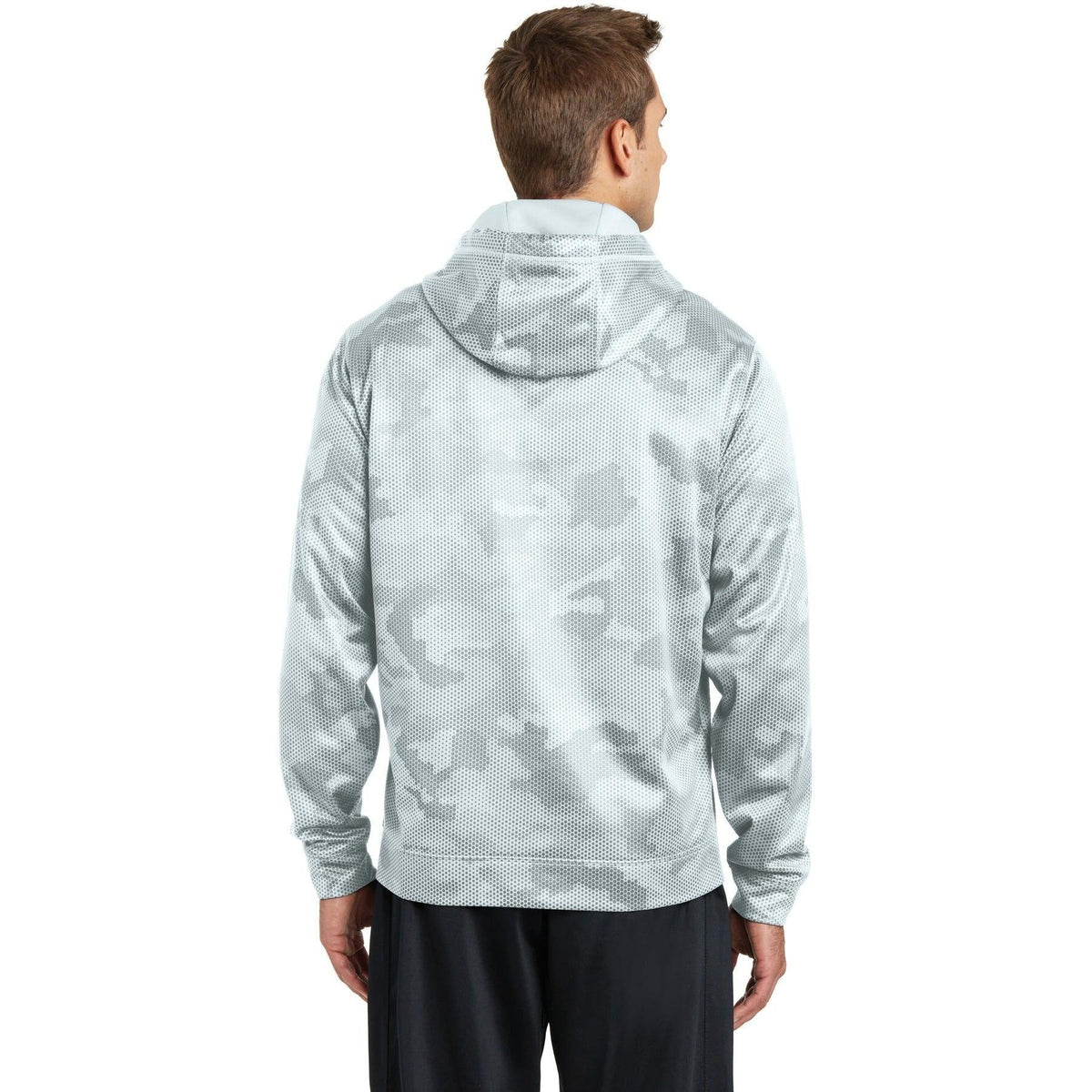 no-logo Sport-Tek Sport-Wick Camohex Fleece Hooded Pullover-Regular-Sport-Tek-Thread Logic