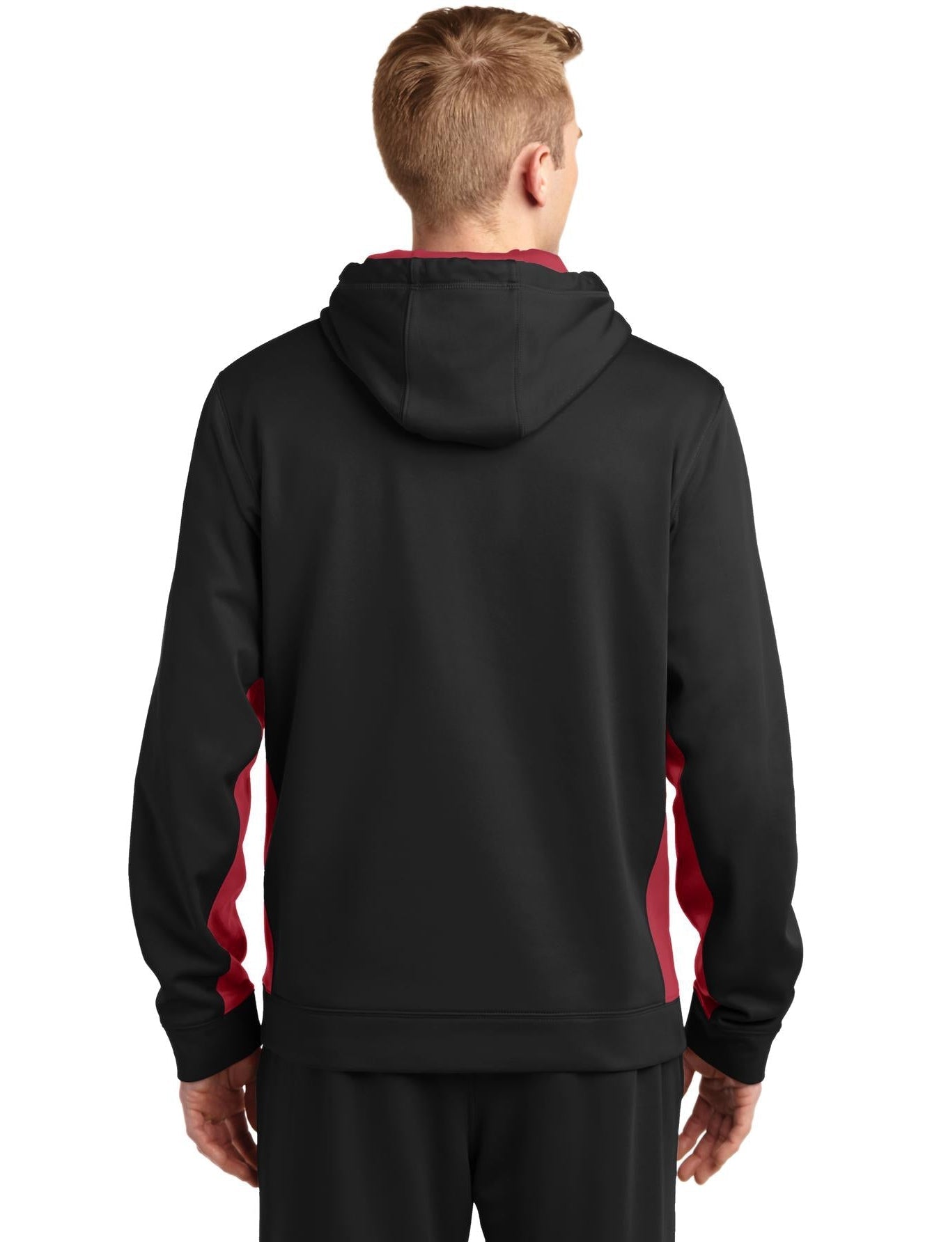 no-logo Sport-Tek Sport-Wick Fleece Colorblock Hooded Pullover-Regular-Sport-Tek-Thread Logic