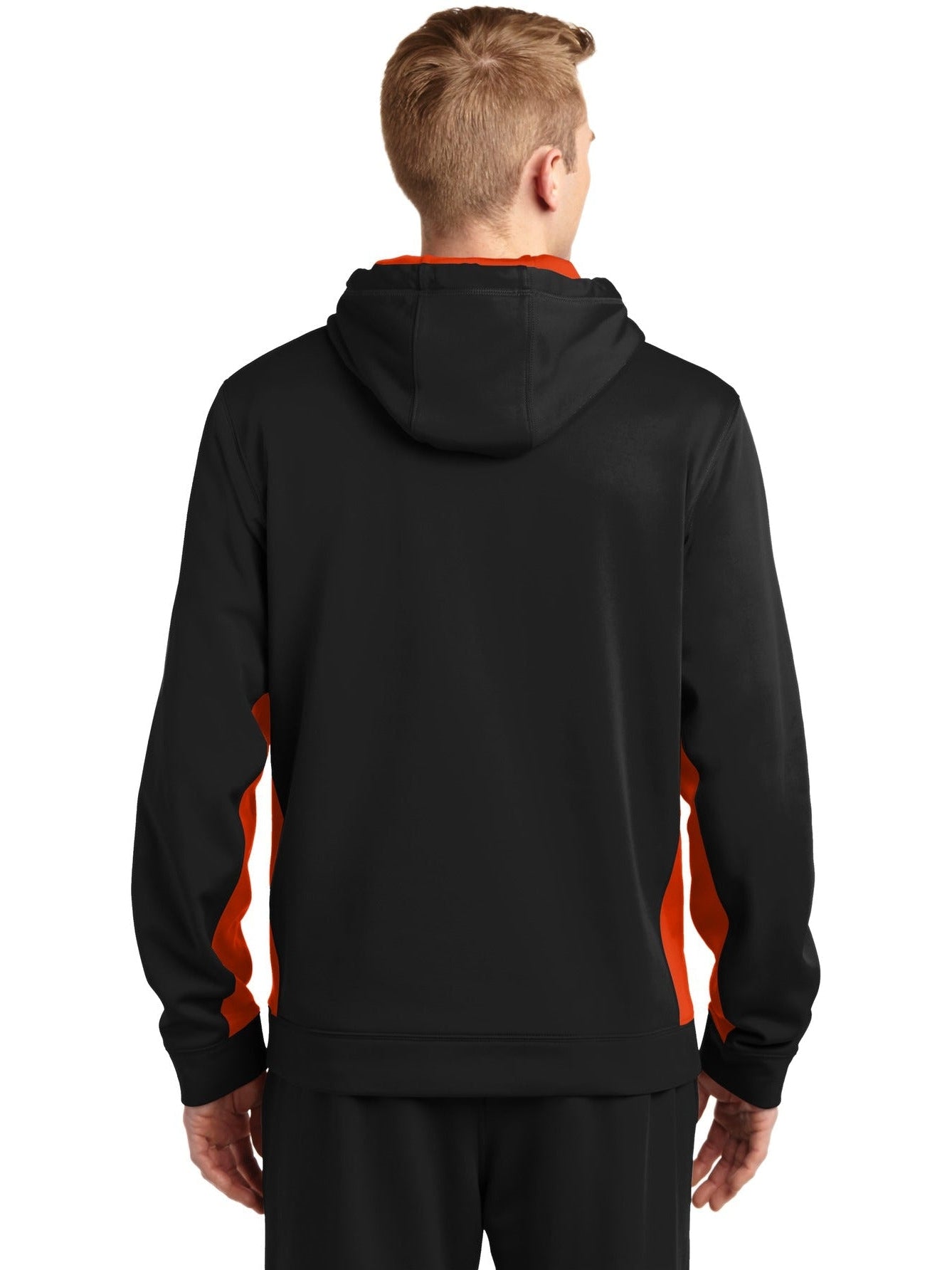 no-logo Sport-Tek Sport-Wick Fleece Colorblock Hooded Pullover-Regular-Sport-Tek-Thread Logic