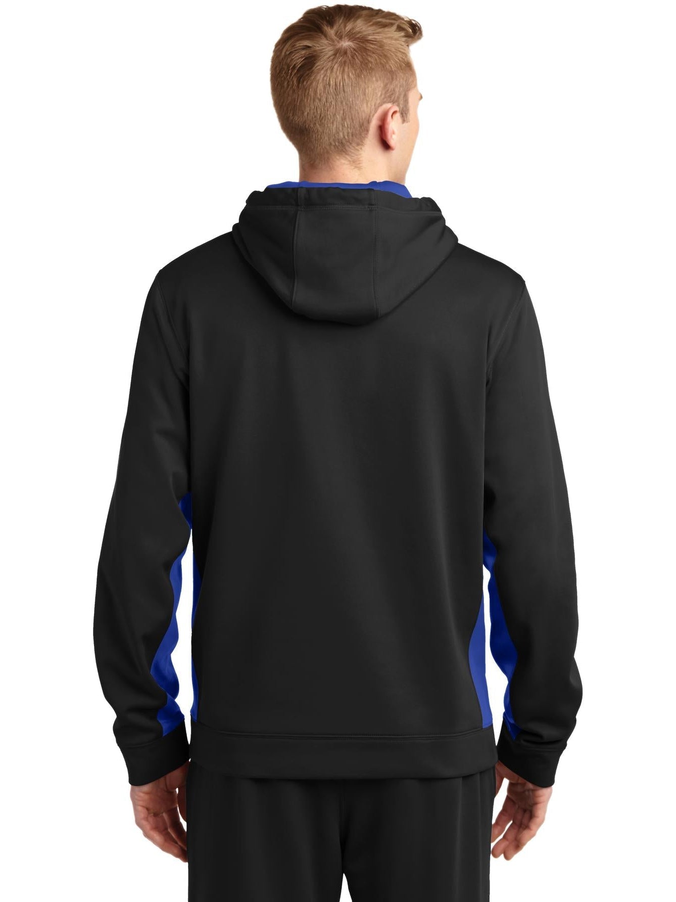 no-logo Sport-Tek Sport-Wick Fleece Colorblock Hooded Pullover-Regular-Sport-Tek-Thread Logic
