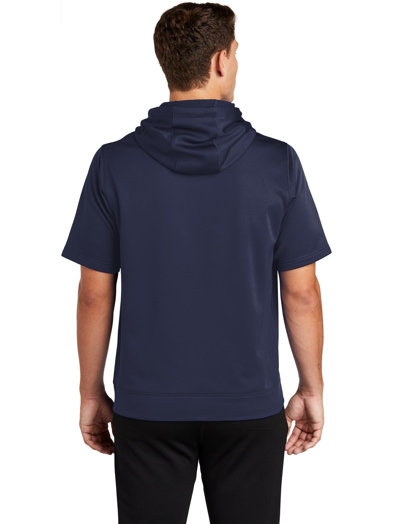 no-logo Sport-Tek Sport-Wick Fleece Short Sleeve Hooded Pullover-Regular-Sport-Tek-Thread Logic