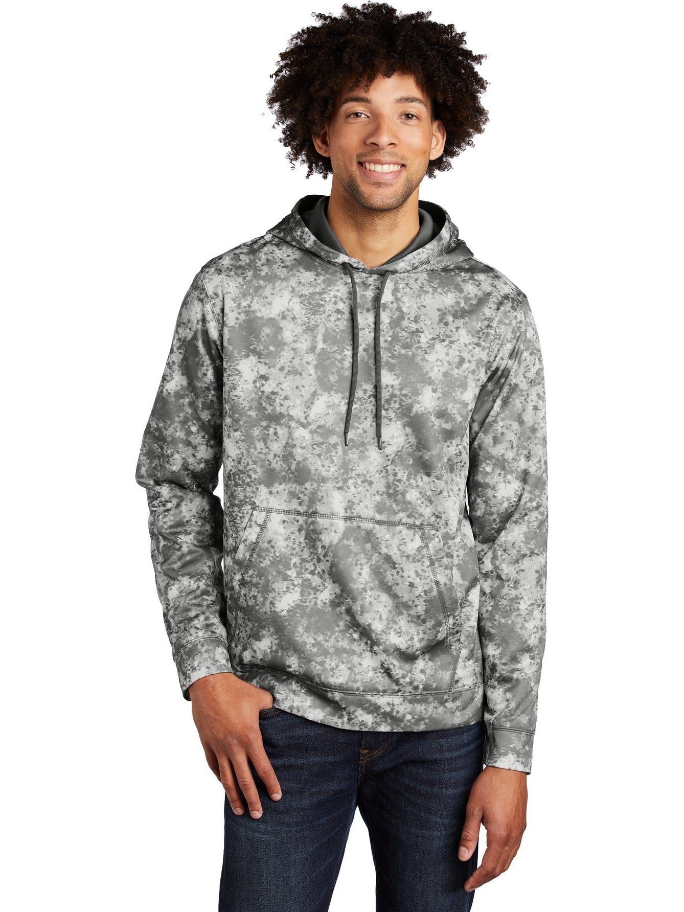 Sport-Tek Sport-Wick Mineral Freeze Fleece Hooded Pullover-Regular-Sport-Tek-Dark Smoke Grey-S-Thread Logic