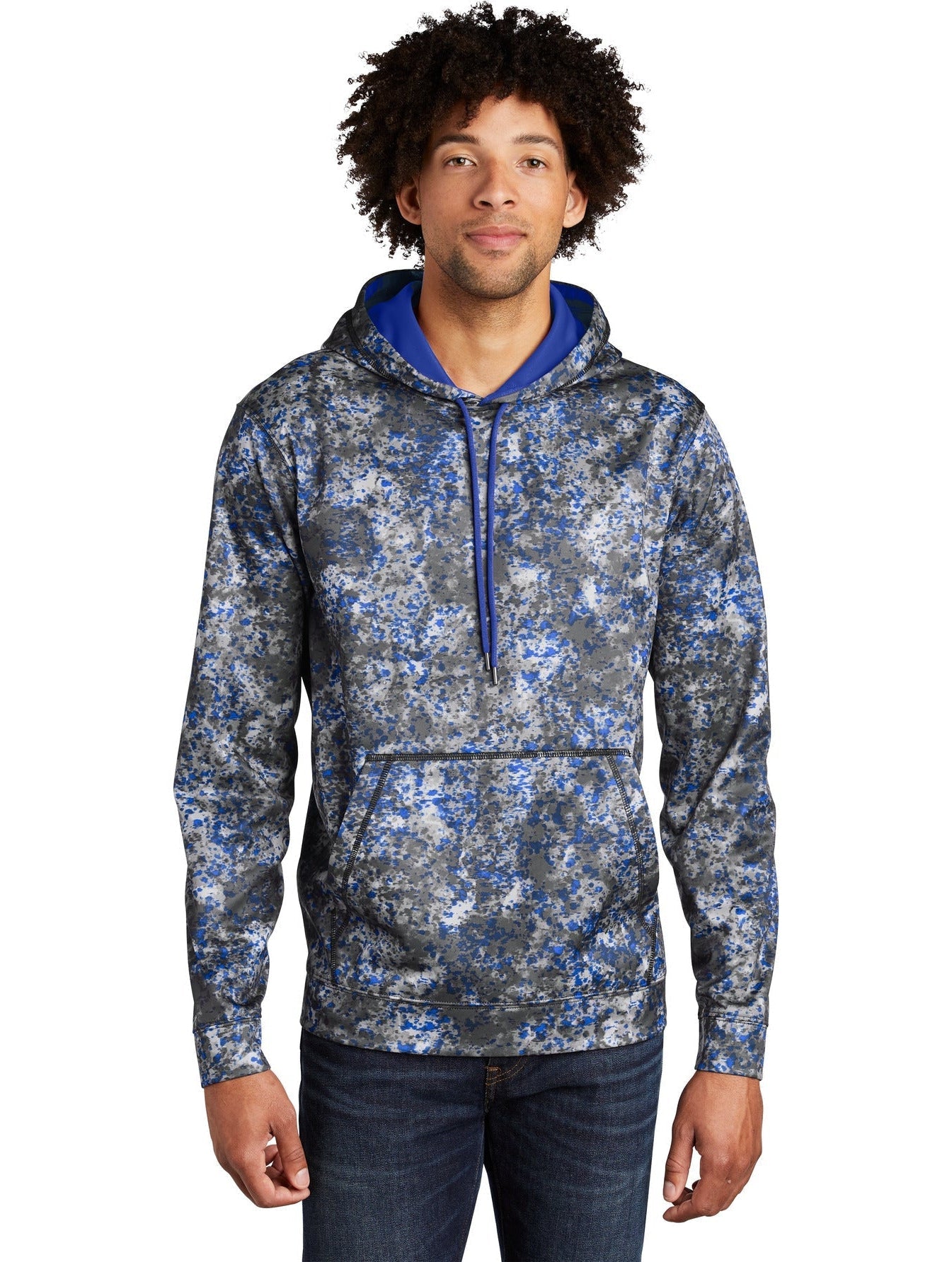 Sport-Tek Sport-Wick Mineral Freeze Fleece Hooded Pullover-Regular-Sport-Tek-True Royal-S-Thread Logic