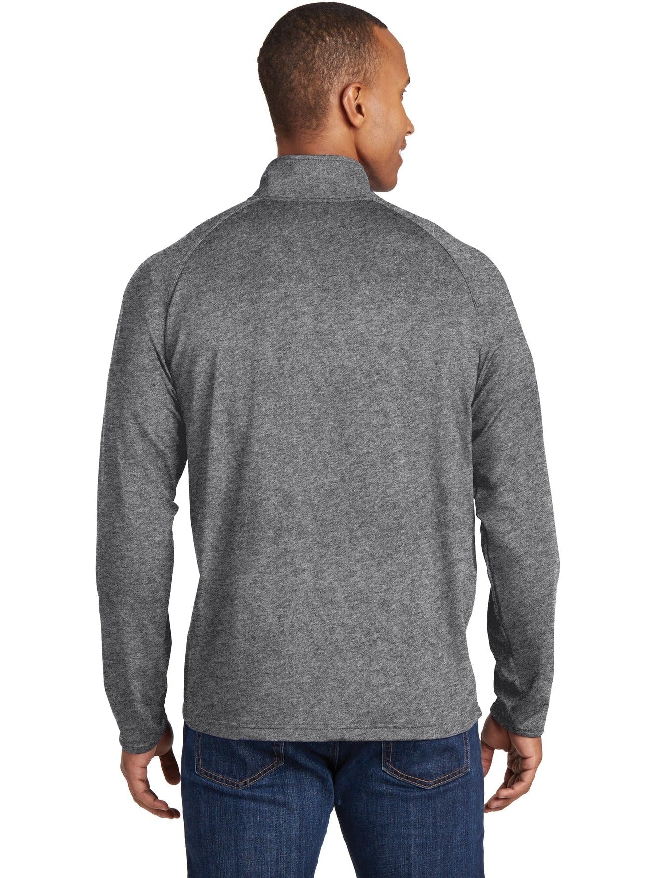 no-logo Sport-Tek Sport-Wick Stretch 1/2 Zip Pullover-Regular-Sport-Tek-Thread Logic