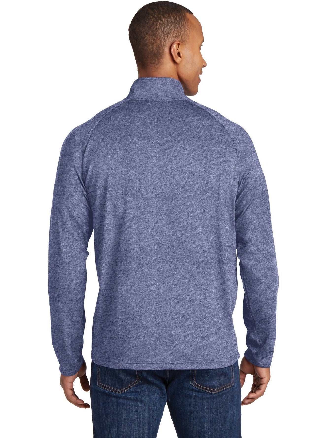 no-logo Sport-Tek Sport-Wick Stretch 1/2 Zip Pullover-Regular-Sport-Tek-Thread Logic