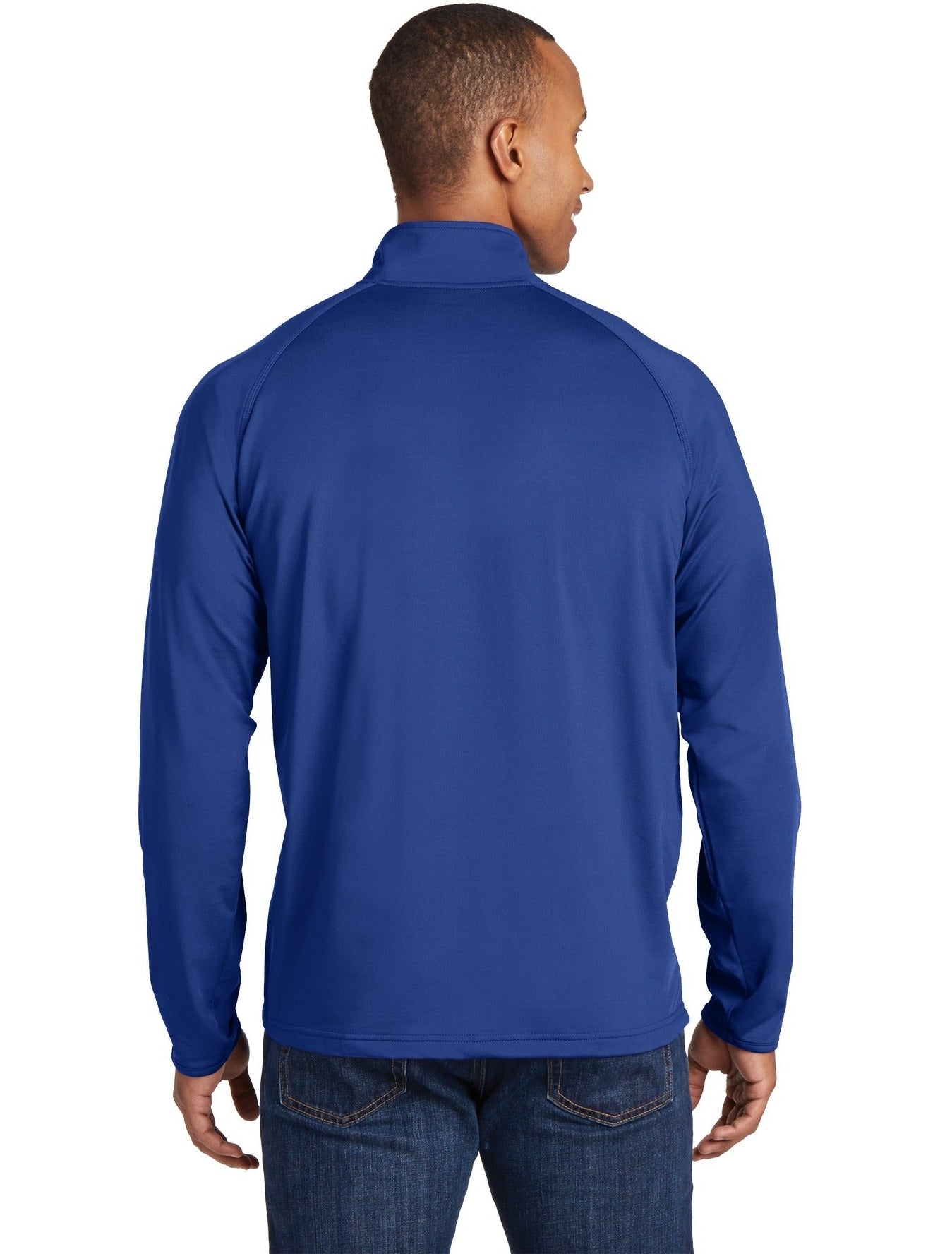 no-logo Sport-Tek Sport-Wick Stretch 1/2 Zip Pullover-Regular-Sport-Tek-Thread Logic