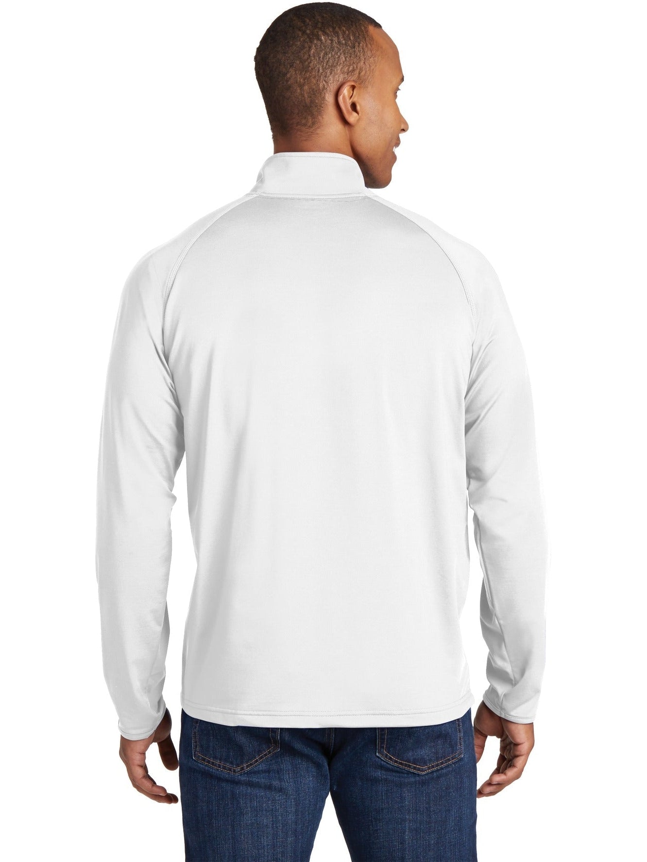 no-logo Sport-Tek Sport-Wick Stretch 1/2 Zip Pullover-Regular-Sport-Tek-Thread Logic