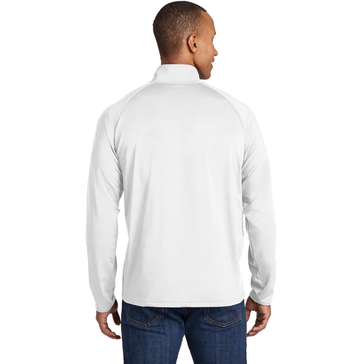 no-logo Sport-Tek Sport-Wick Stretch 1/2 Zip Pullover-Quarter Zips-Sport-Tek-Thread Logic
