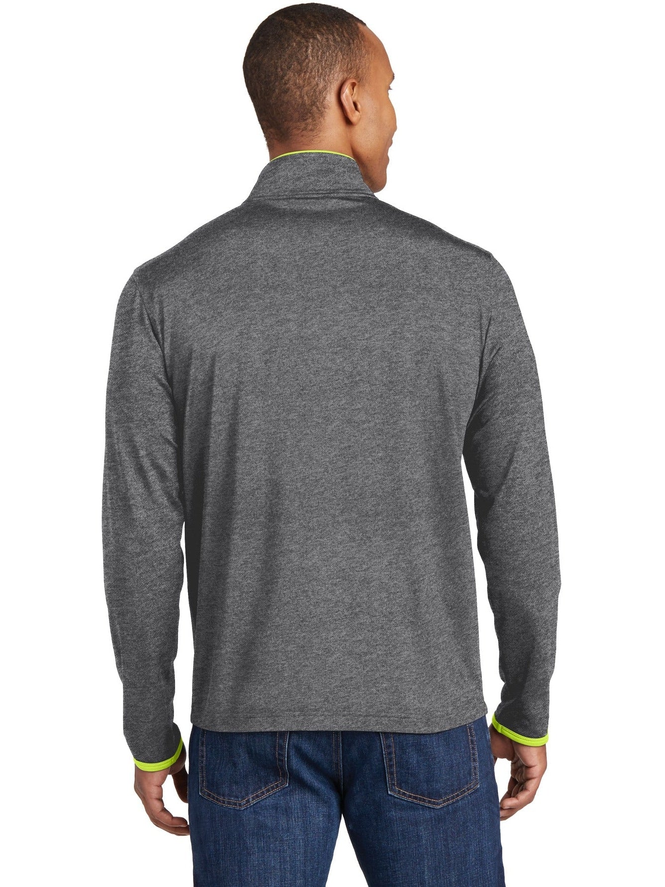 no-logo Sport-Tek Sport-Wick Stretch Contrast Full-Zip Jacket-Regular-Sport-Tek-Thread Logic