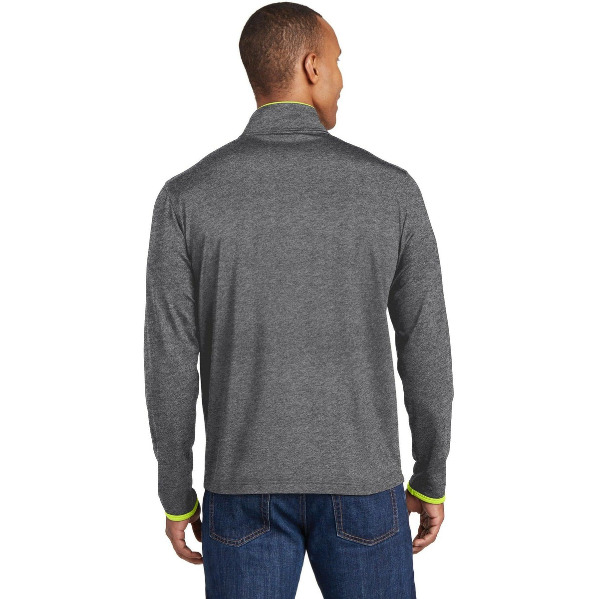 no-logo Sport-Tek Sport-Wick Stretch Contrast Full-Zip Jacket-Regular-Sport-Tek-Thread Logic