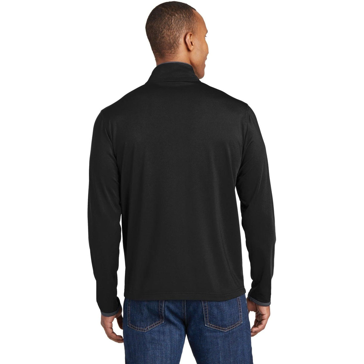 no-logo Sport-Tek Sport-Wick Stretch Contrast Full-Zip Jacket-Regular-Sport-Tek-Thread Logic