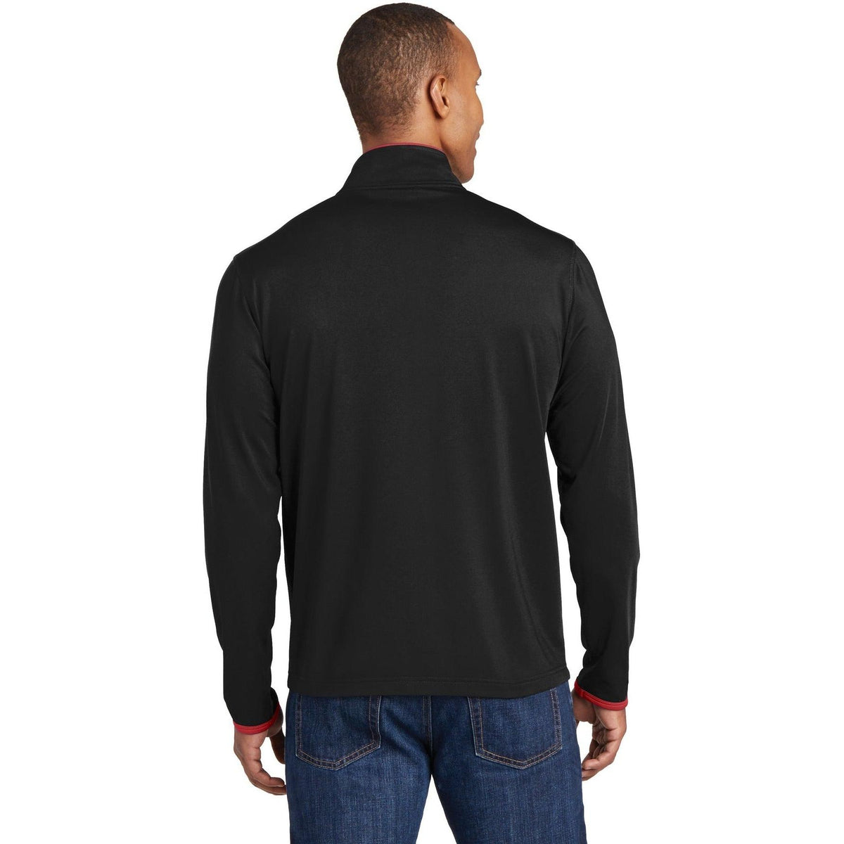 no-logo Sport-Tek Sport-Wick Stretch Contrast Full-Zip Jacket-Regular-Sport-Tek-Thread Logic