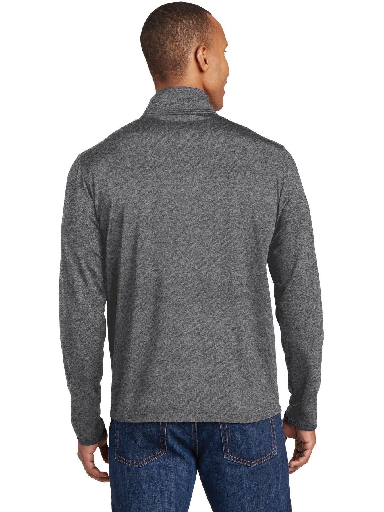 no-logo Sport-Tek Sport-Wick Stretch Contrast Full-Zip Jacket-Regular-Sport-Tek-Thread Logic
