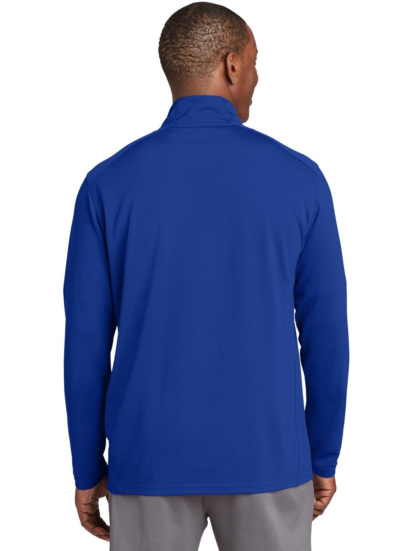 no-logo Sport-Tek Sport-Wick Textured 1/4-Zip Pullover-Regular-Sport-Tek-Thread Logic
