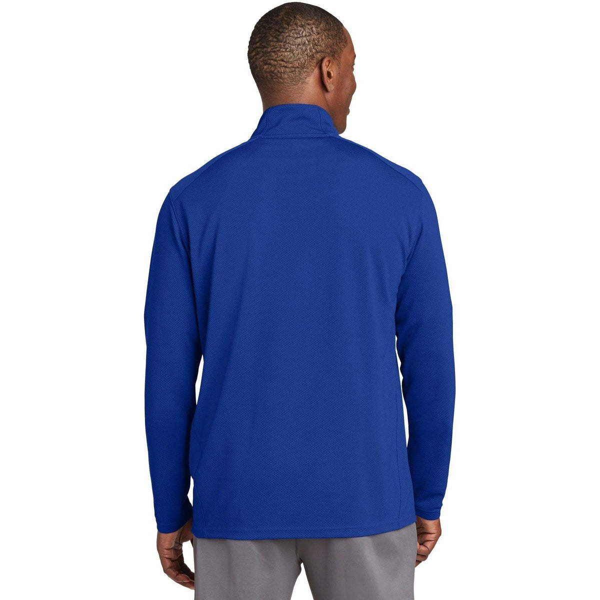 no-logo Sport-Tek Sport-Wick Textured 1/4-Zip Pullover-Regular-Sport-Tek-Thread Logic