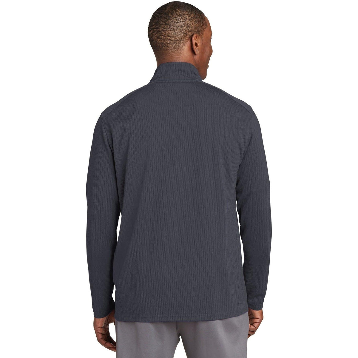no-logo Sport-Tek Sport-Wick Textured 1/4-Zip Pullover-Regular-Sport-Tek-Thread Logic
