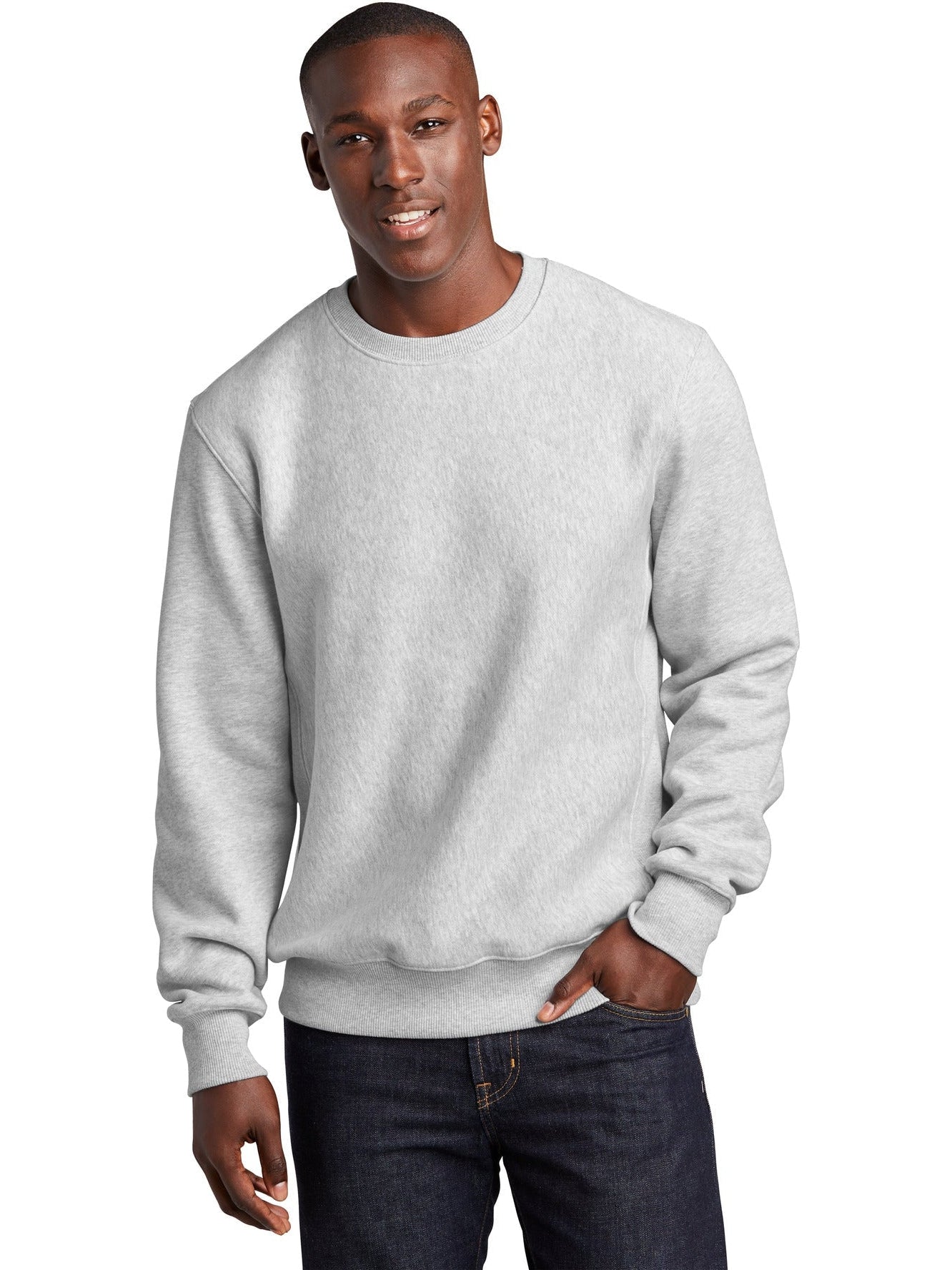 Sport-Tek Super Heavyweight Crewneck-Regular-Sport-Tek-Athletic Heather-XS-Thread Logic