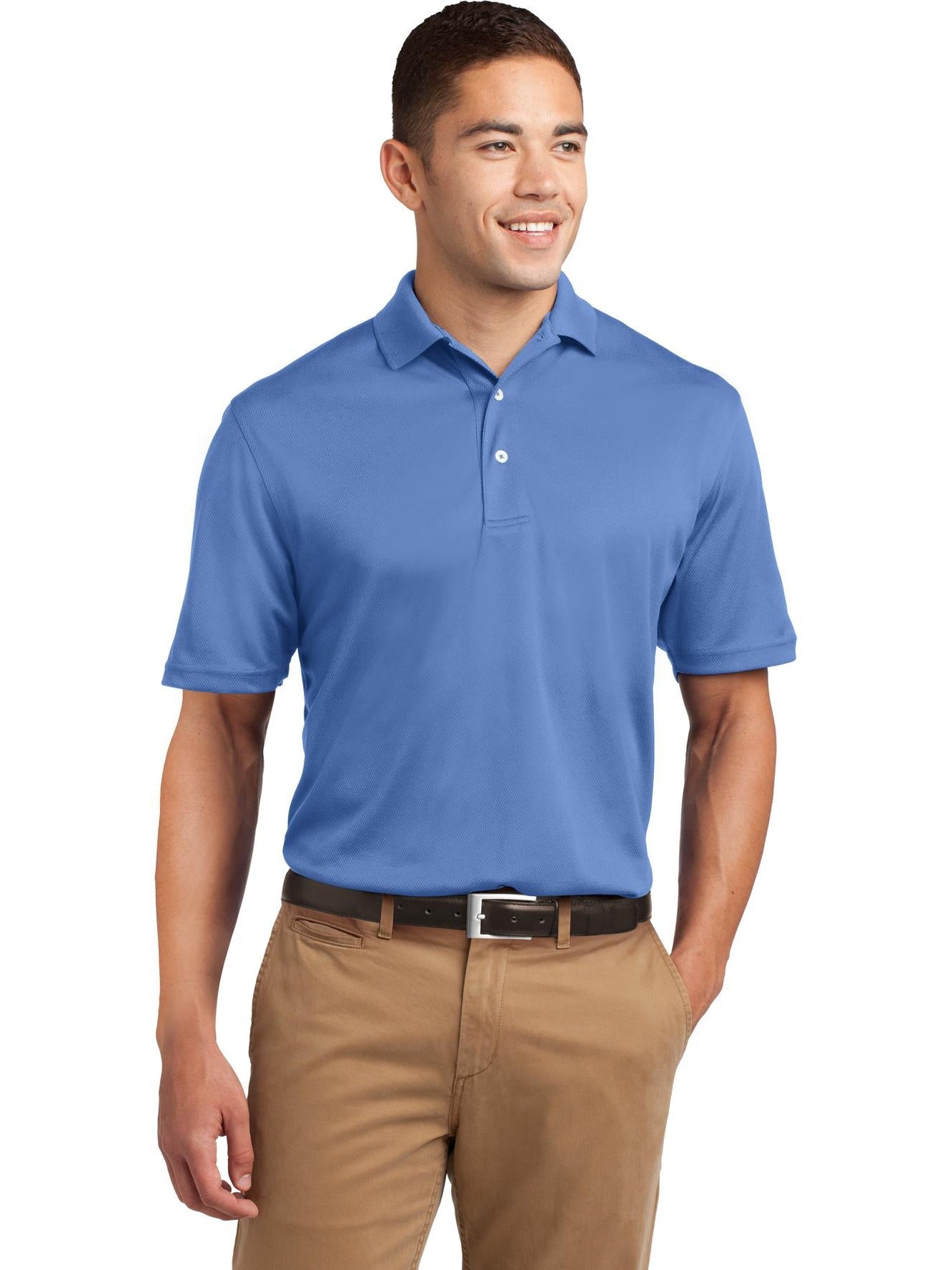 Sport-Tek Tall Dri-Mesh Polo-Regular-Sport-Tek-Blueberry-LT-Thread Logic