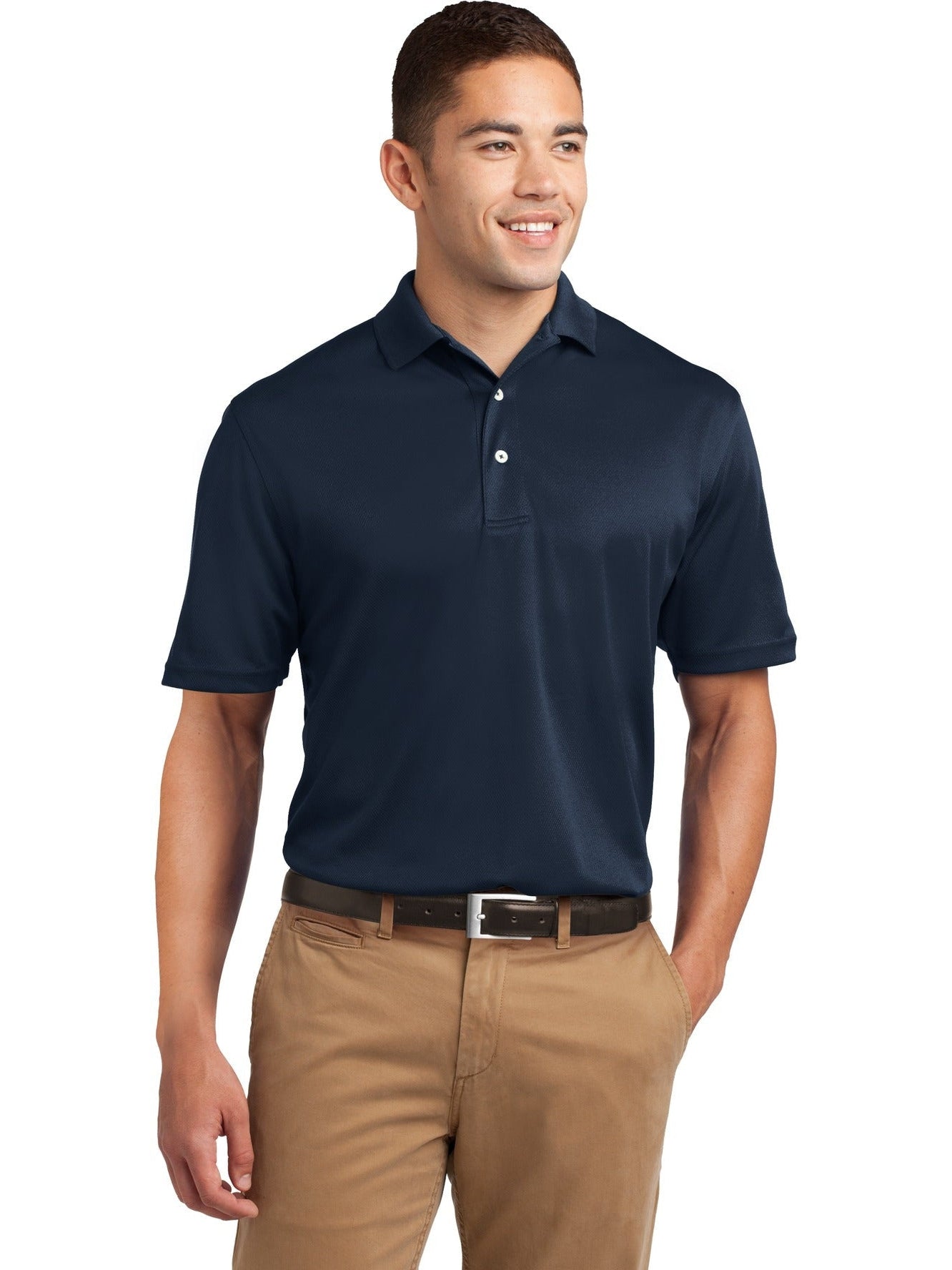 Sport-Tek Tall Dri-Mesh Polo-Regular-Sport-Tek-Navy-LT-Thread Logic