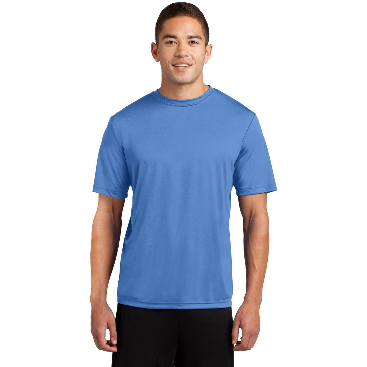 no-logo Sport-Tek Tall PosiCharge Competitor Tee-Polos-Sport-Tek-Carolina Blue-LT-Thread Logic