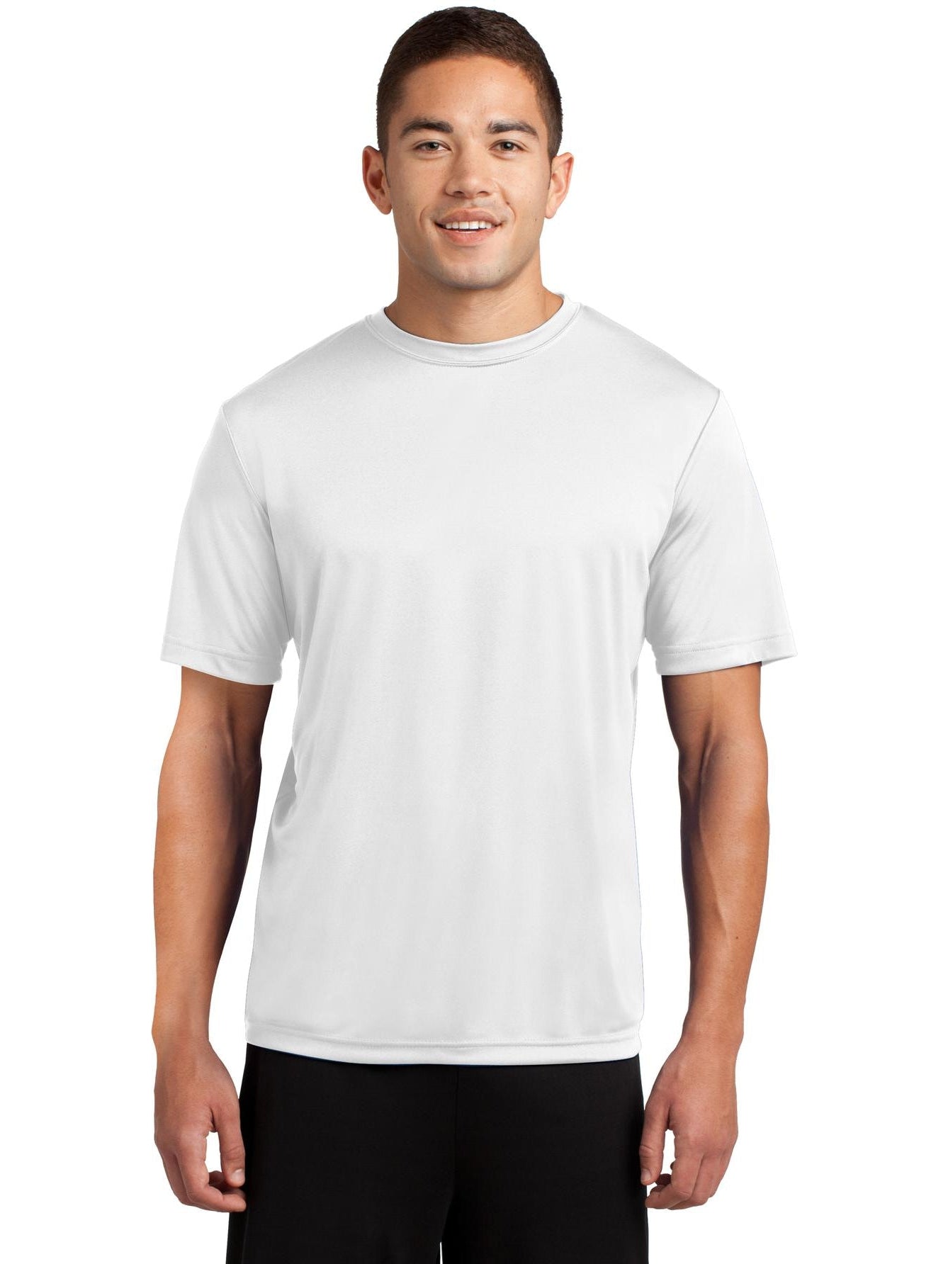 Sport-Tek Tall PosiCharge Competitor Tee-Regular-Sport-Tek-White-LT-Thread Logic