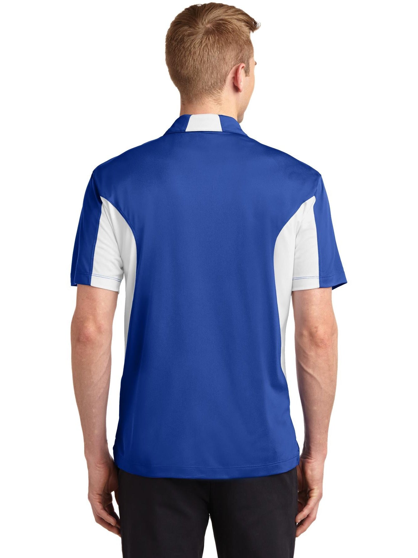 no-logo Sport-Tek Tall Side Blocked Sport Wick Polo-Regular-Sport-Tek-Thread Logic
