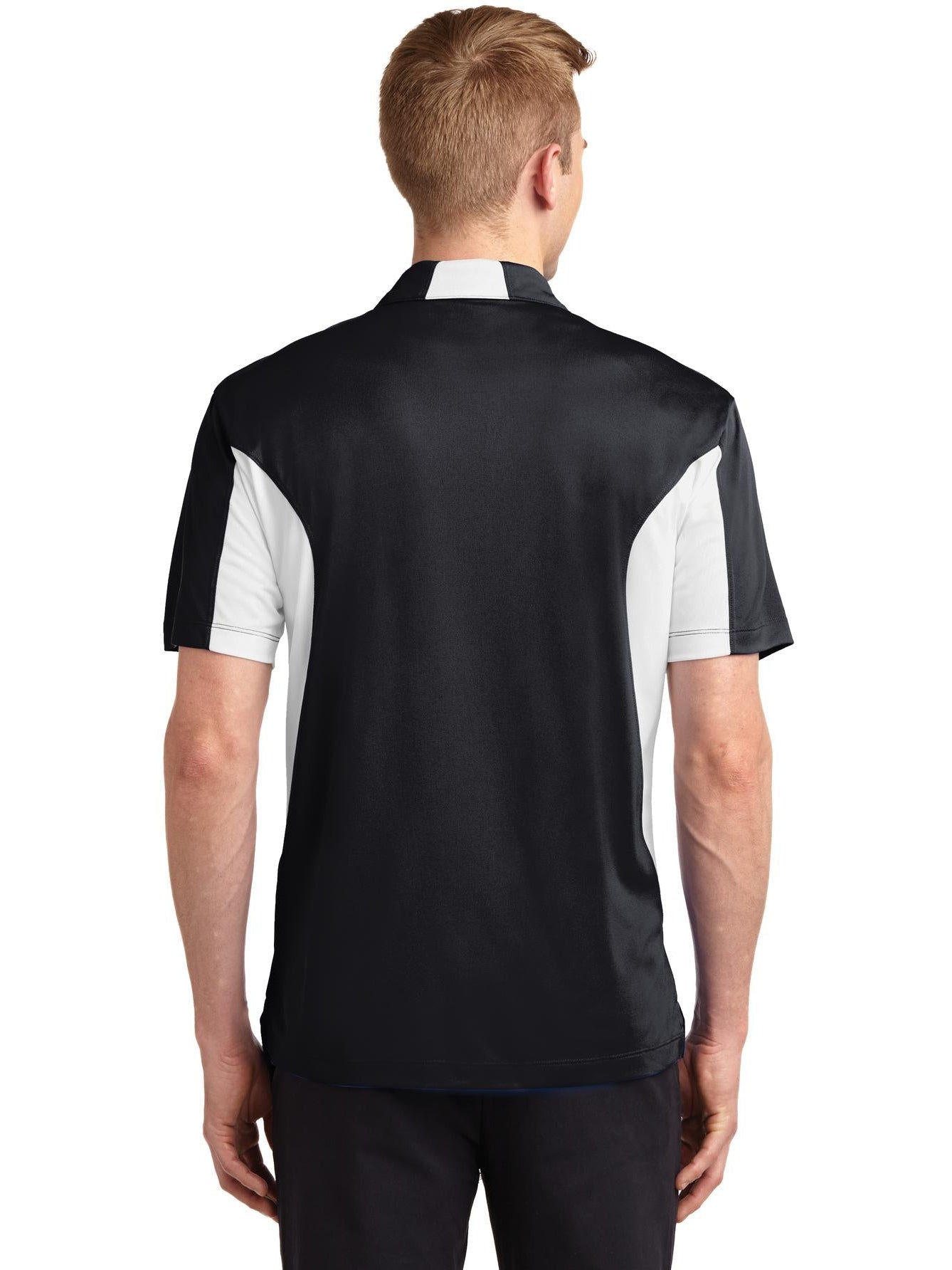 no-logo Sport-Tek Tall Side Blocked Sport Wick Polo-Regular-Sport-Tek-Thread Logic