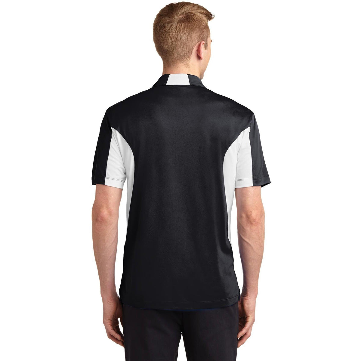 no-logo Sport-Tek Tall Side Blocked Sport Wick Polo-Regular-Sport-Tek-Thread Logic