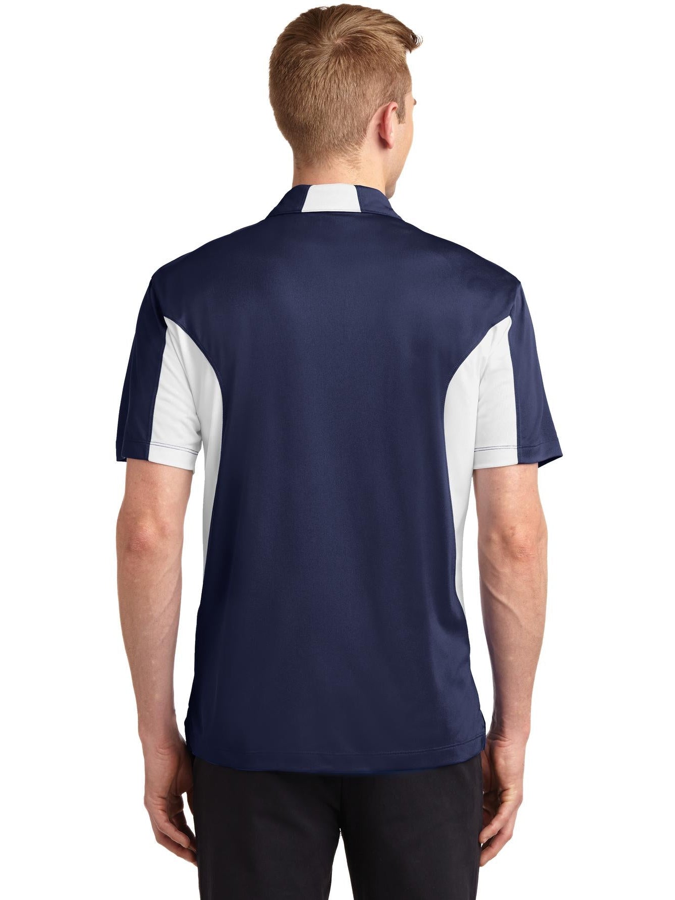 no-logo Sport-Tek Tall Side Blocked Sport Wick Polo-Regular-Sport-Tek-Thread Logic