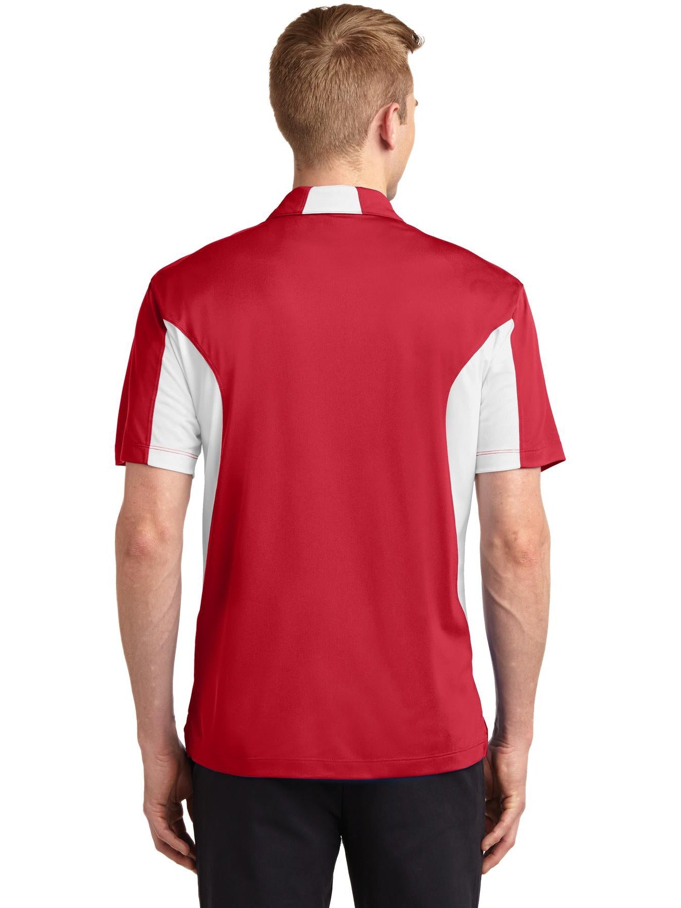 no-logo Sport-Tek Tall Side Blocked Sport Wick Polo-Regular-Sport-Tek-Thread Logic