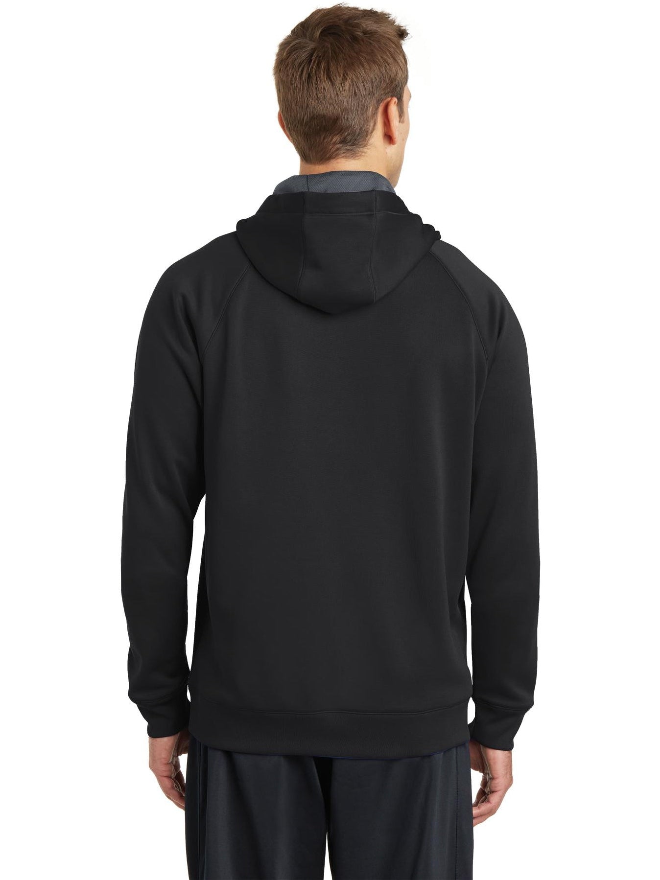 no-logo Sport-Tek Tech Fleece Hooded Sweatshirt-Regular-Sport-Tek-Thread Logic