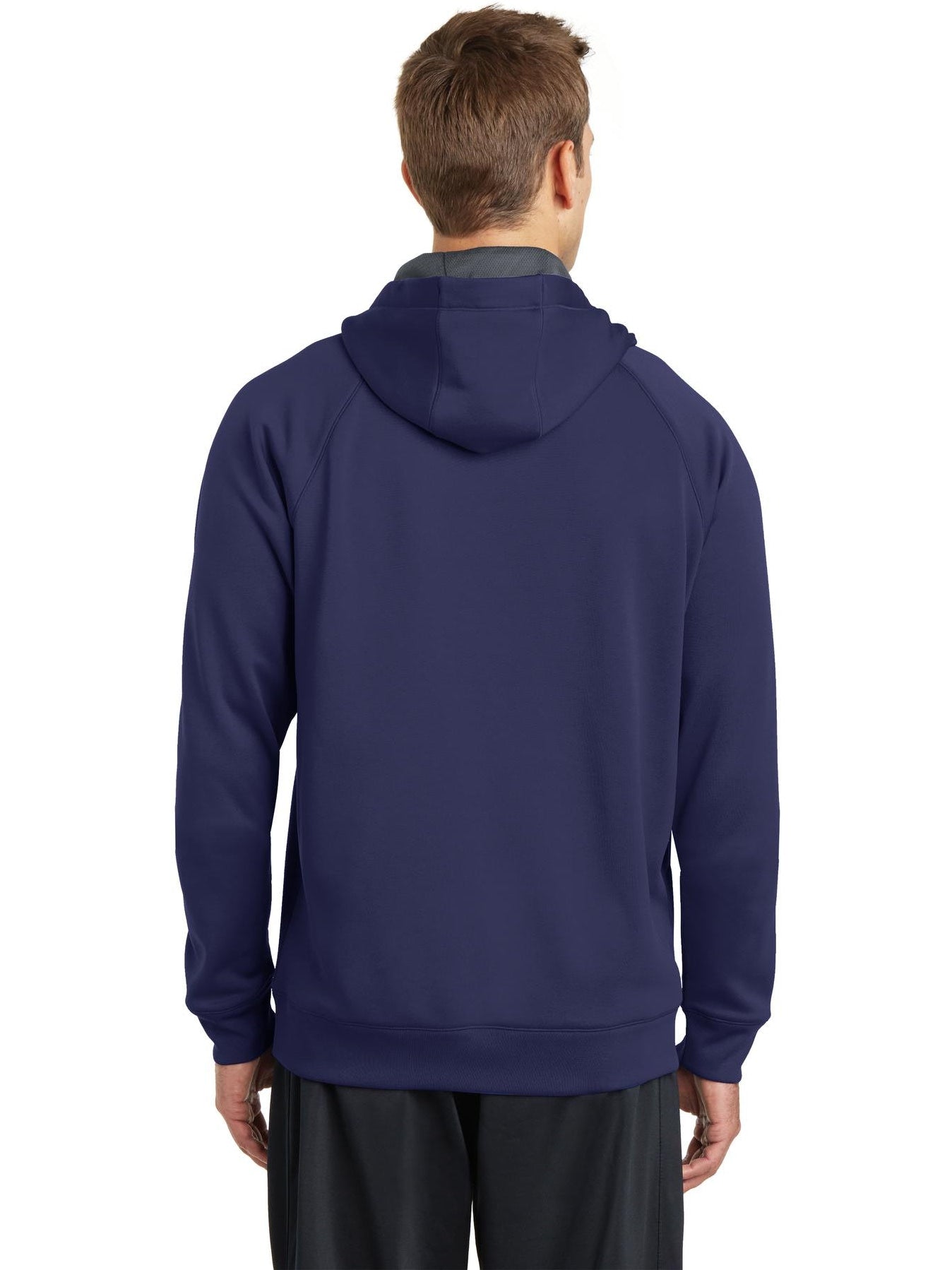 no-logo Sport-Tek Tech Fleece Hooded Sweatshirt-Regular-Sport-Tek-Thread Logic